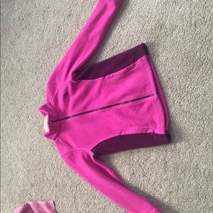 pink/ magenta zip up thermal